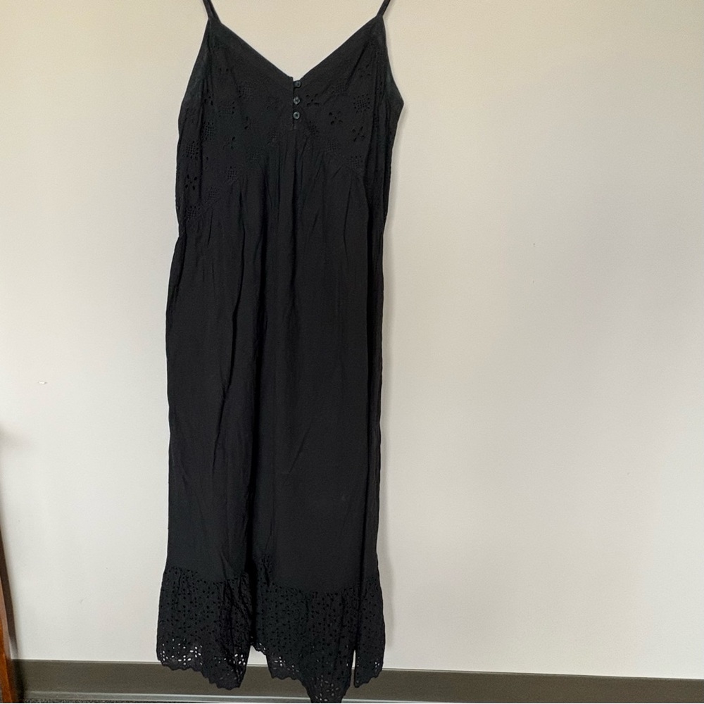 Eyelet Dress Black universal threads. Spaghetti strap